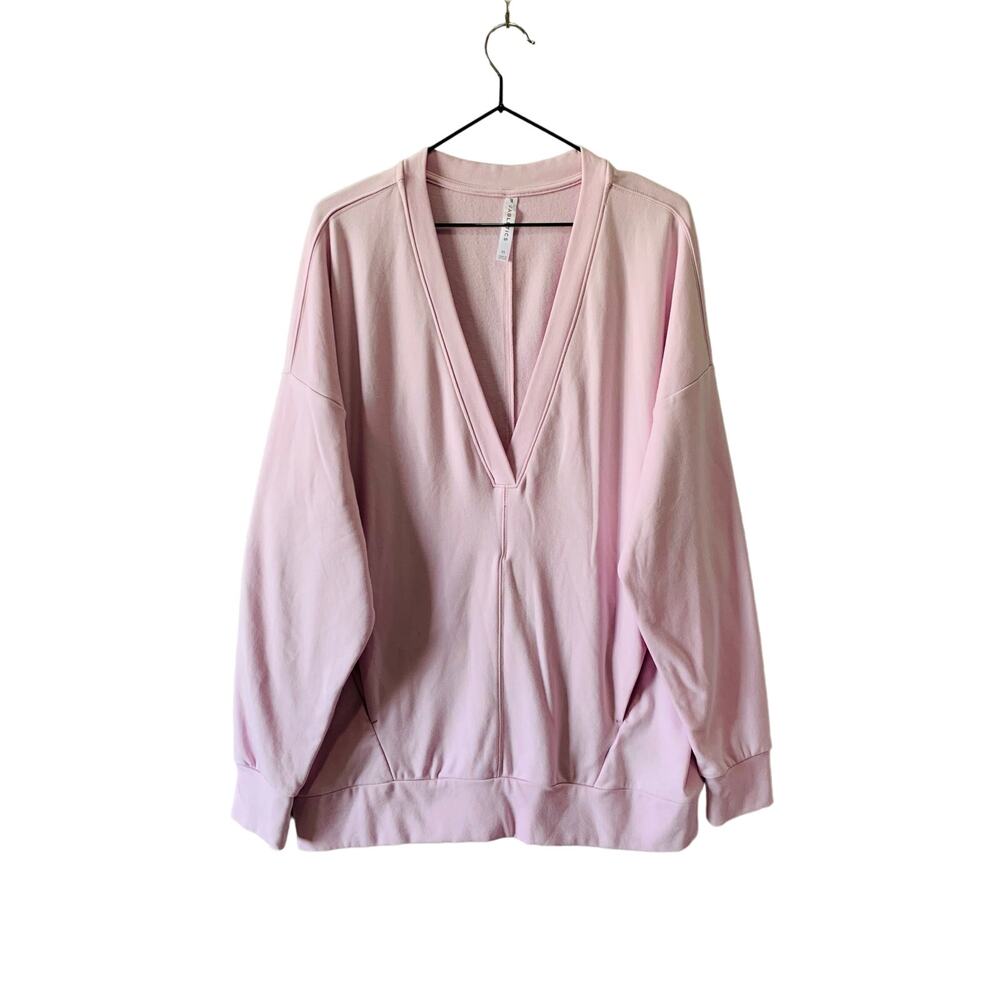 Athleta Oversized Pink Sweater Size medium EUC
